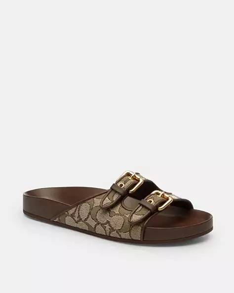 Two Band Buckle Sandal