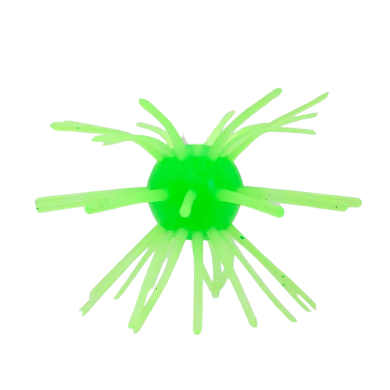 Sea Mine Urchin 2.5in - Neo Glow Green (3pk)