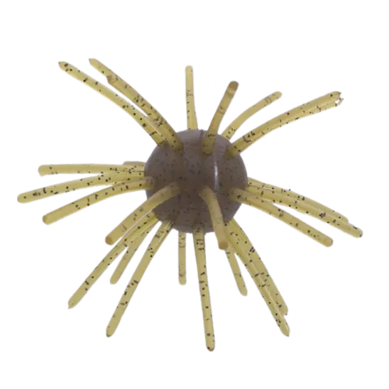 Sea Mine Urchin 2.5in - Green Pumpkin Blk Flake (3pk)