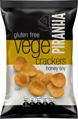 Piranha Vege Honey Soy G.F. 25g CODE -  1856