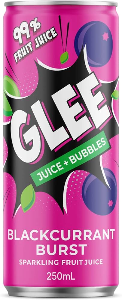Glee Juice 250ml – ,Grape, Raspberry, Tropical, Watermelon,x 24 CODE - 7885 - 7886 - 8587 - 9046
