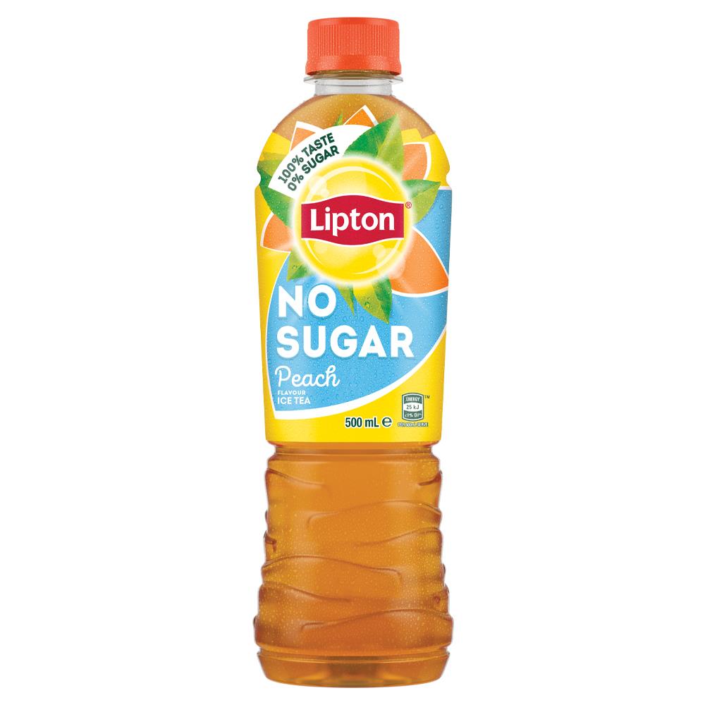 Lipton Tea Peach NO SUGAR 500ml CODE -  7095