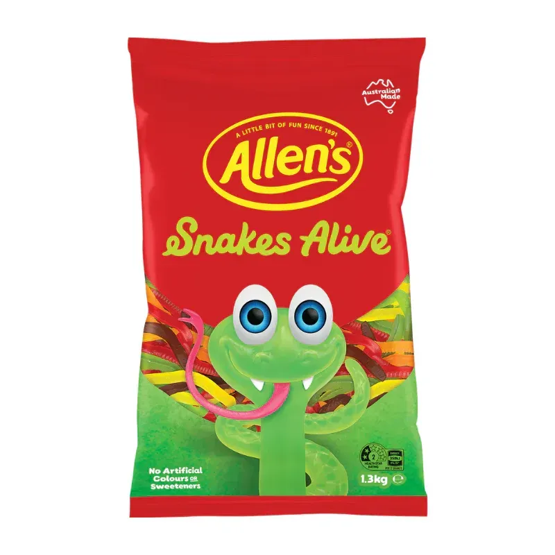 Allens Snakes Alive 1.3kg {6}  CODE -  1252