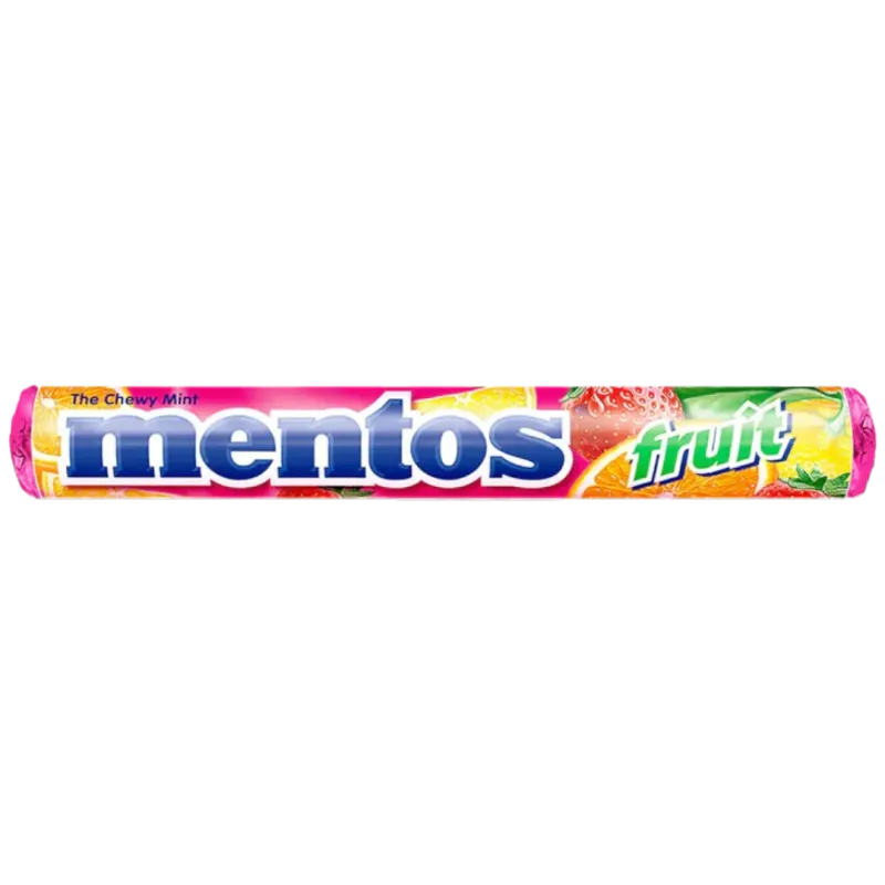 Mentos 37.5g – Fruit, Peppermint  CODE -  1081 - 1082