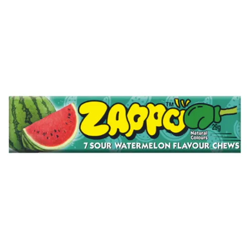Zappo 26g - Grape, Strawberry, Tutti Fruiti, Cola & Watermelon CODE - 1100 - 1101 - 1102 - 1104 - 1103