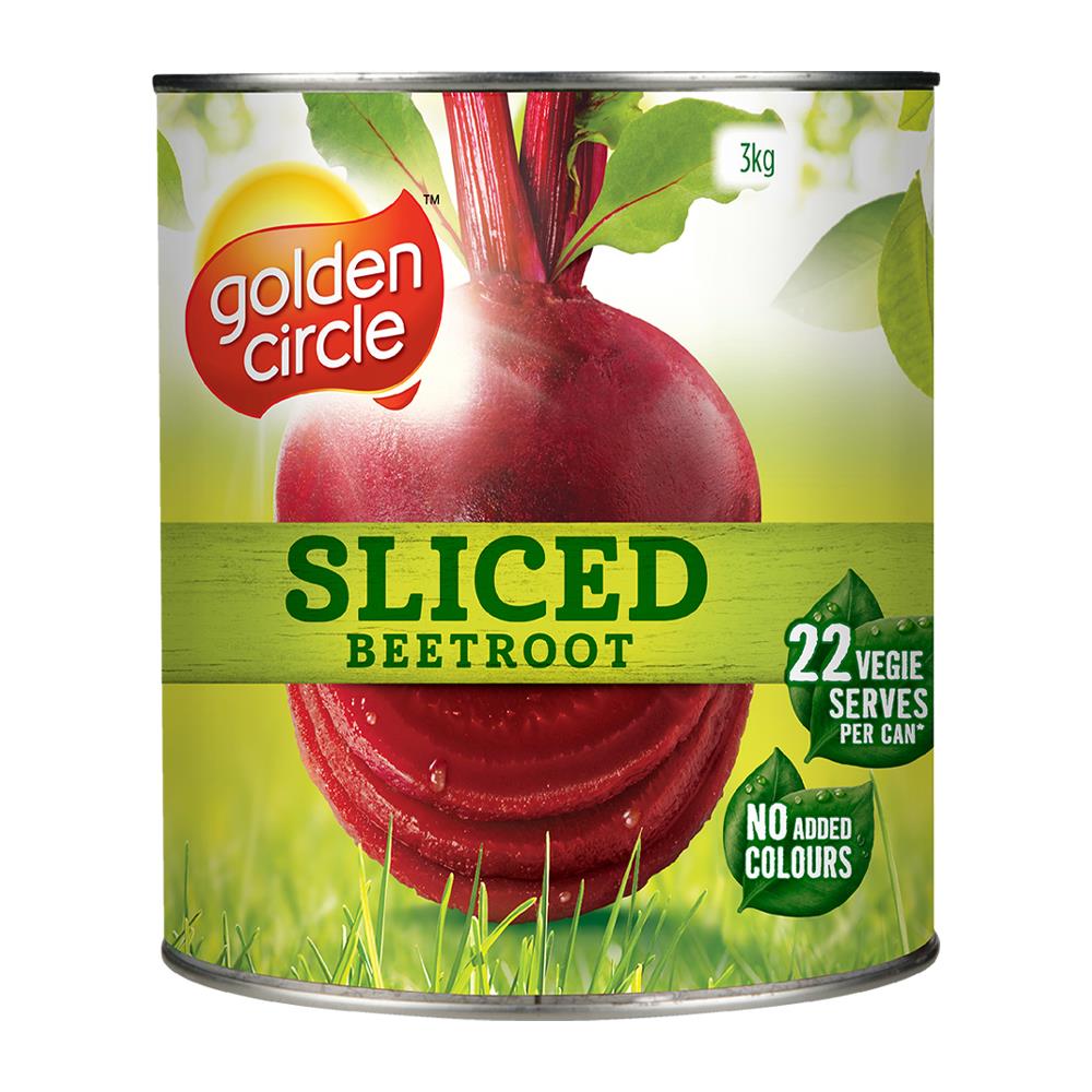 Beetroot Sliced  3kg {3} CODE -  0376