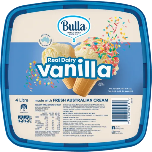 Ice Cream Vanilla 4L (2x4L) 