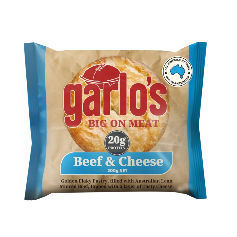 GP Beef & Cheese Pie 12x200g CODE -  9822