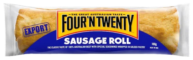 Four N Twenty Halal Sausage Roll – 180g x 24 CODE -  4103