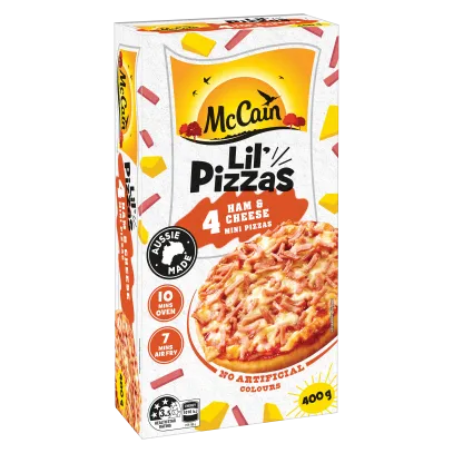 Pizza Lil’ Singles Cheese & Ham 100g x 24