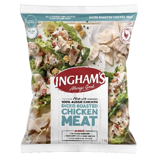 Diced Roast Chicken Meat 6x1kg 