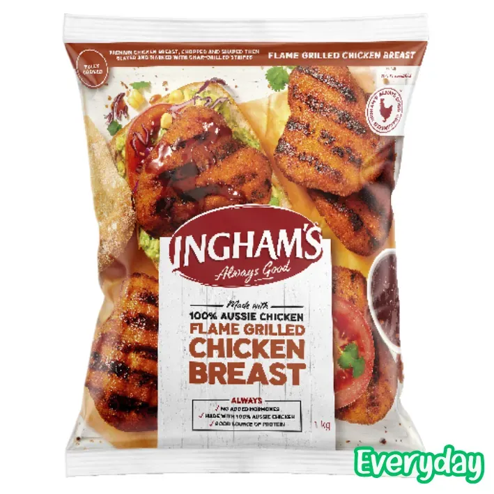 Flame Gilled Breast Fillet (approx. 11 pieces per kg) 5x1kg