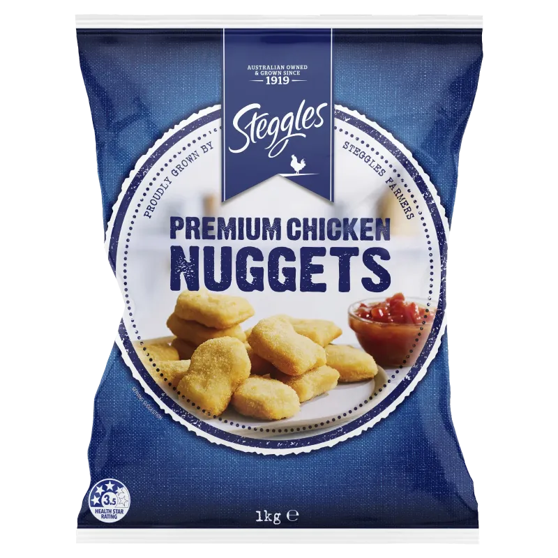 S Premium Chicken Breast Nuggets 1kg  4* { 6 } CODE -  4022