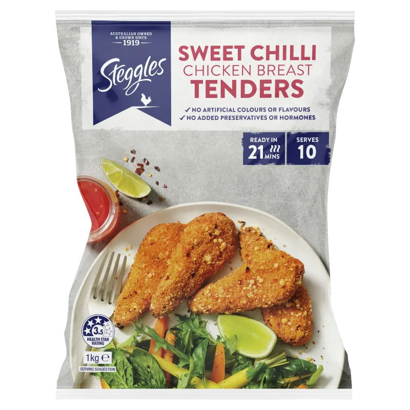 S Sweet Chilli Tenders 1kg  3.5* { 6x1kg } CODE -  4045