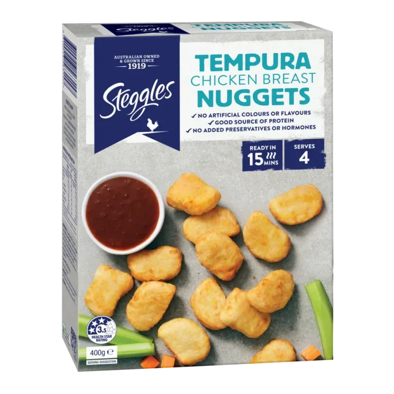 S Tempura Chicken Breast Nuggets 1kg  3.5* { 6 } CODE -  4026