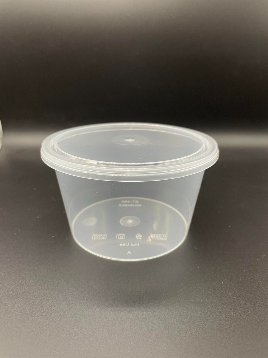 T16 Round Containers 440ml {10x50} CODE -  1682