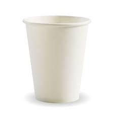8oz White PLA Single Wall Cup x 1000
