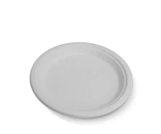 9" Plates Enviro Sugarcane Round x 50