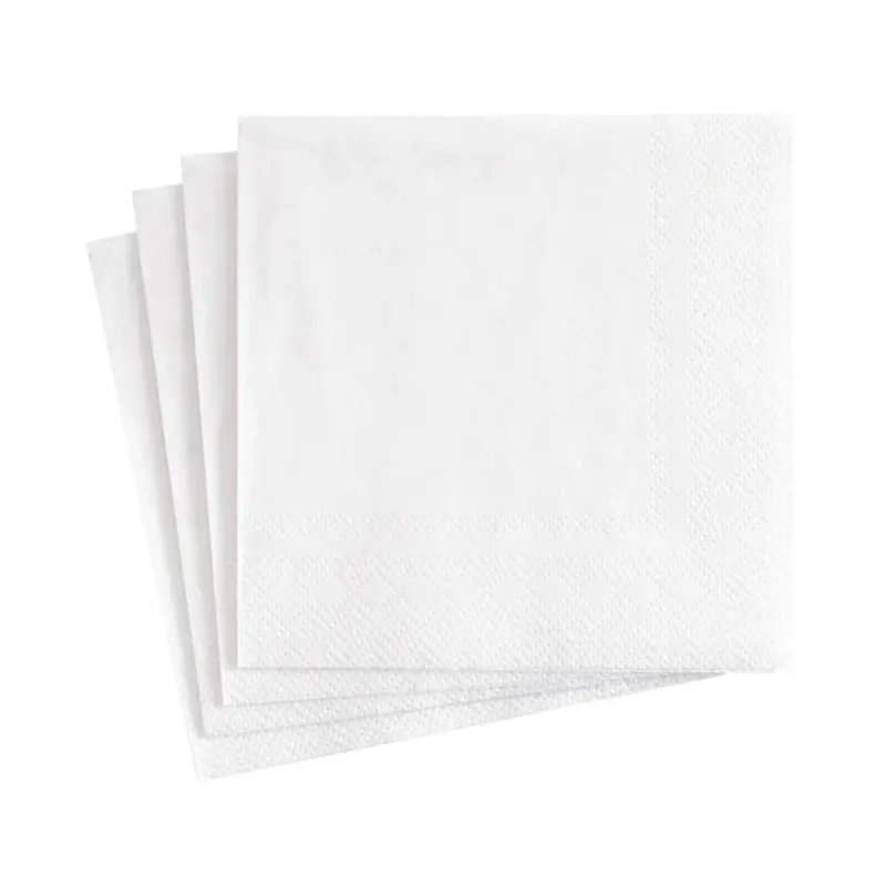 Napkins Cocktail White  x 250