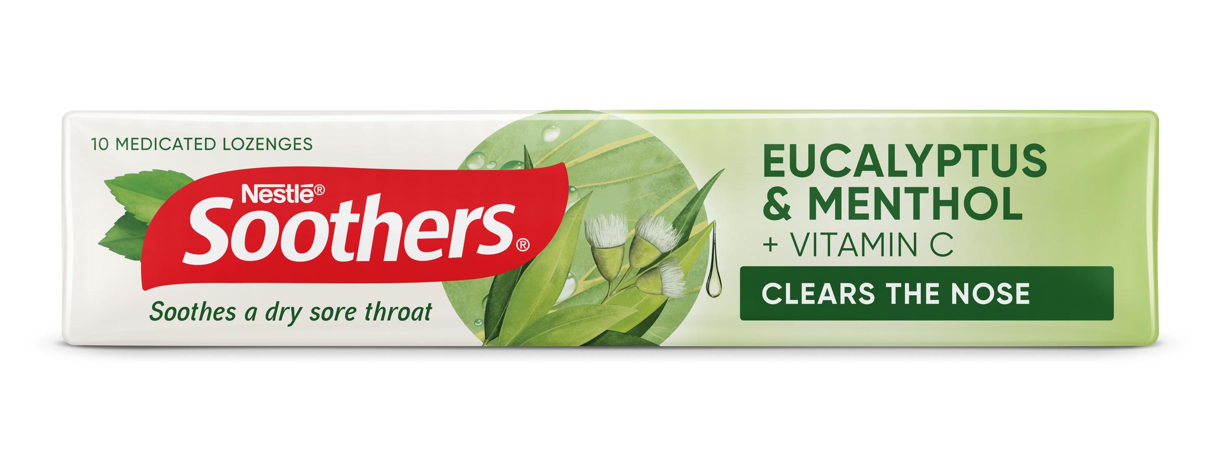 Soothers Eucalyptus & Menthol Stick 10 Lozenges CODE -  0583