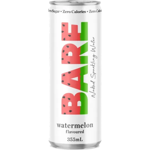 Bare Naked Watermelon Cans 355ml {24} CODE -  12834