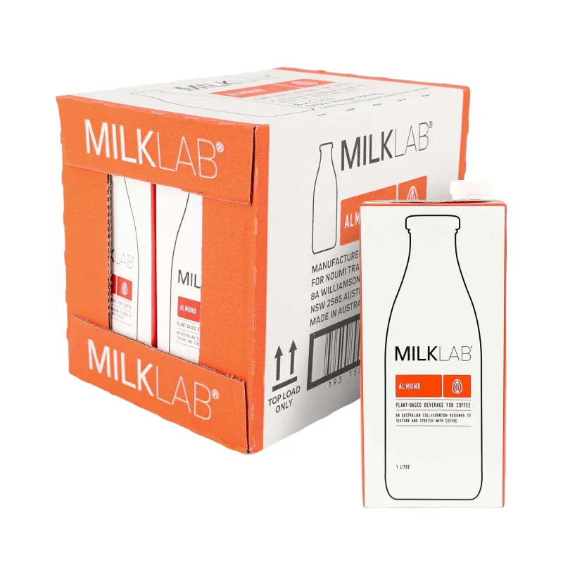 Almond Milk {Milk Lab} 1ltre {BOX}  (8) CODE -  1785