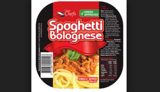 AC Spaghetti with Bolognese Sauce 200g  3.5* {24} **P.I** CODE -  4002