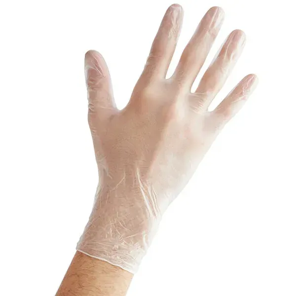 Gloves Clear Large Vinyl CODE -  0322