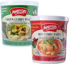 Curry Paste Red/Green 400g CODE -  3602