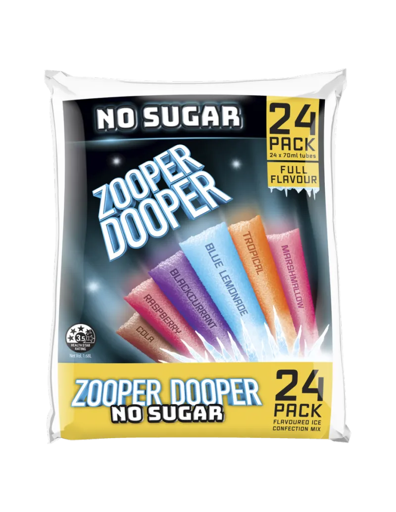 Zooper Dooper Frozen NO SUGAR {BOX} 70ml (6x24) CODE -  13969
