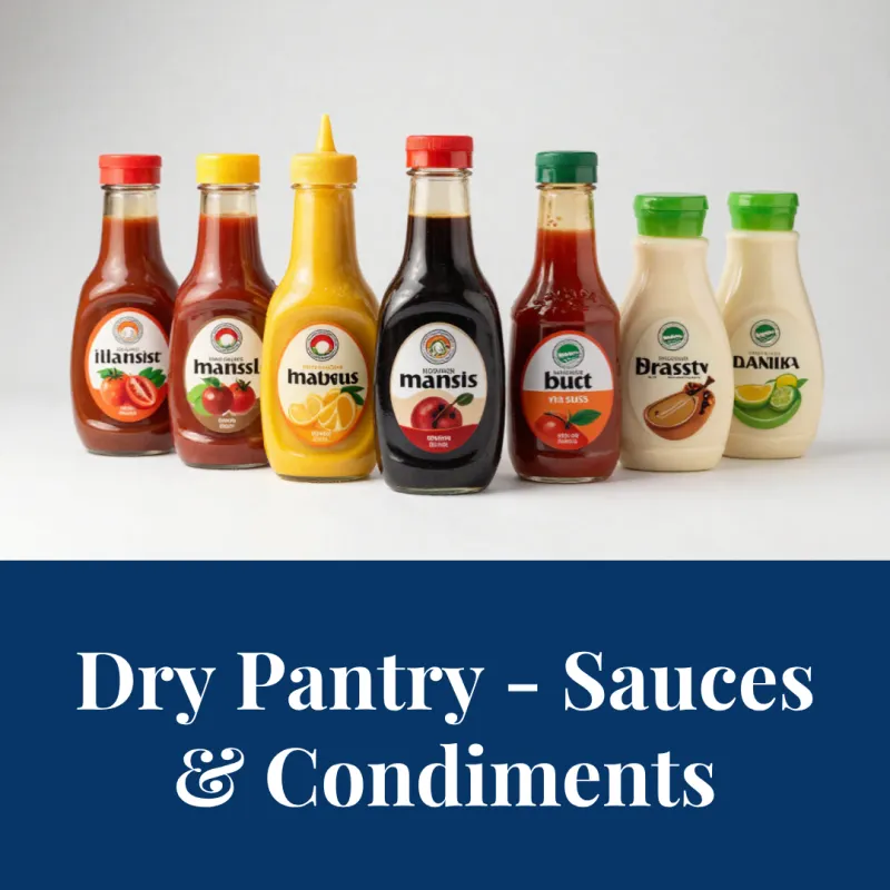Dry Pantry – Sauces & Condiments