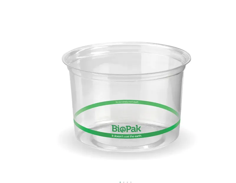 Biopak 500ml Clear BioBowl  CODE -  12340