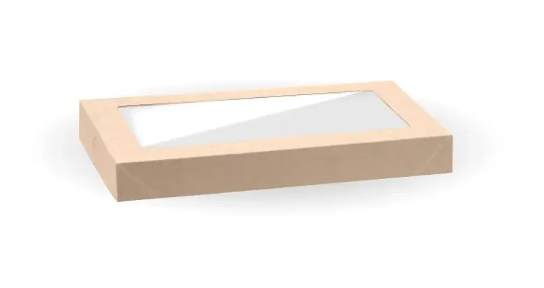 Catering Lid Tray Ex/Small Window (BB-CBWL-XS) {100} CODE -  9807