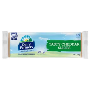 DF Tasty Cheddar Slices 1.5kg { 8 } CODE -  2696