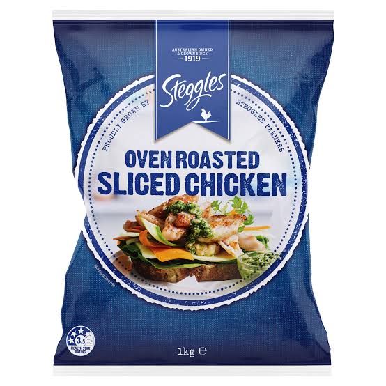 S Sliced Oven Roasted Chicken 1kg 3.5* { 6 }  CODE -  1486