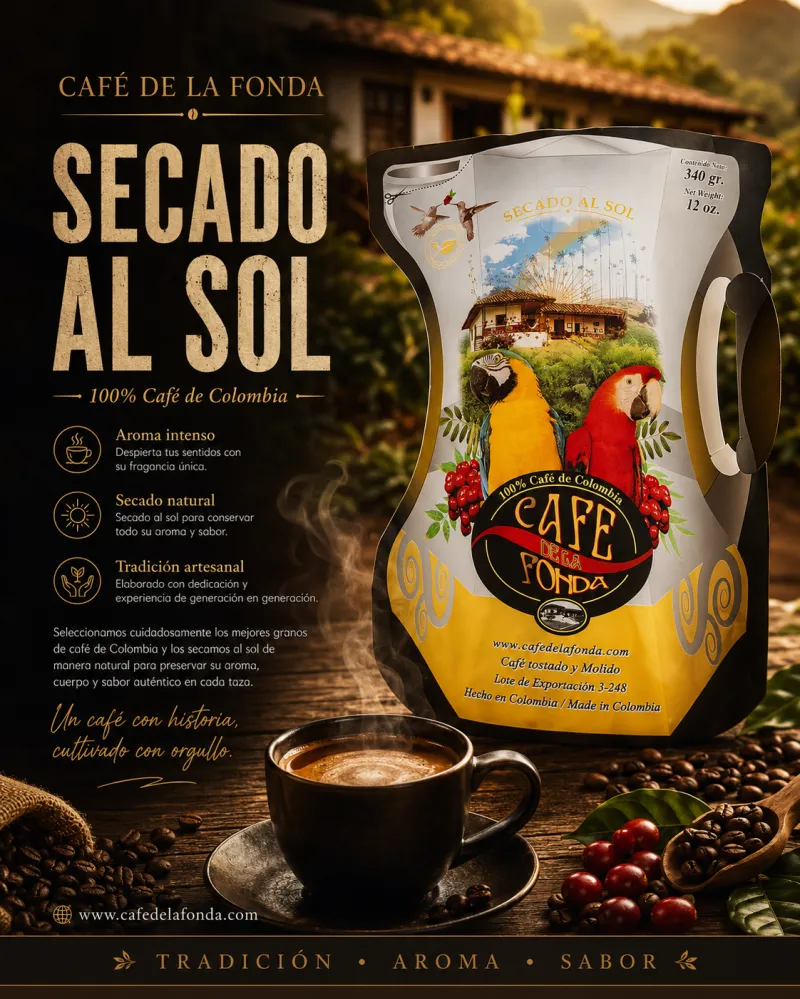 Café Tostado en Grano o Molido