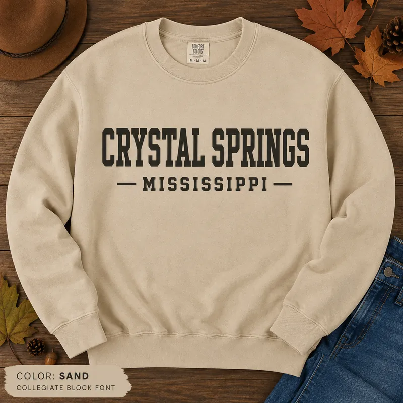 Crystal Springs Sand Sweatshirt (S)