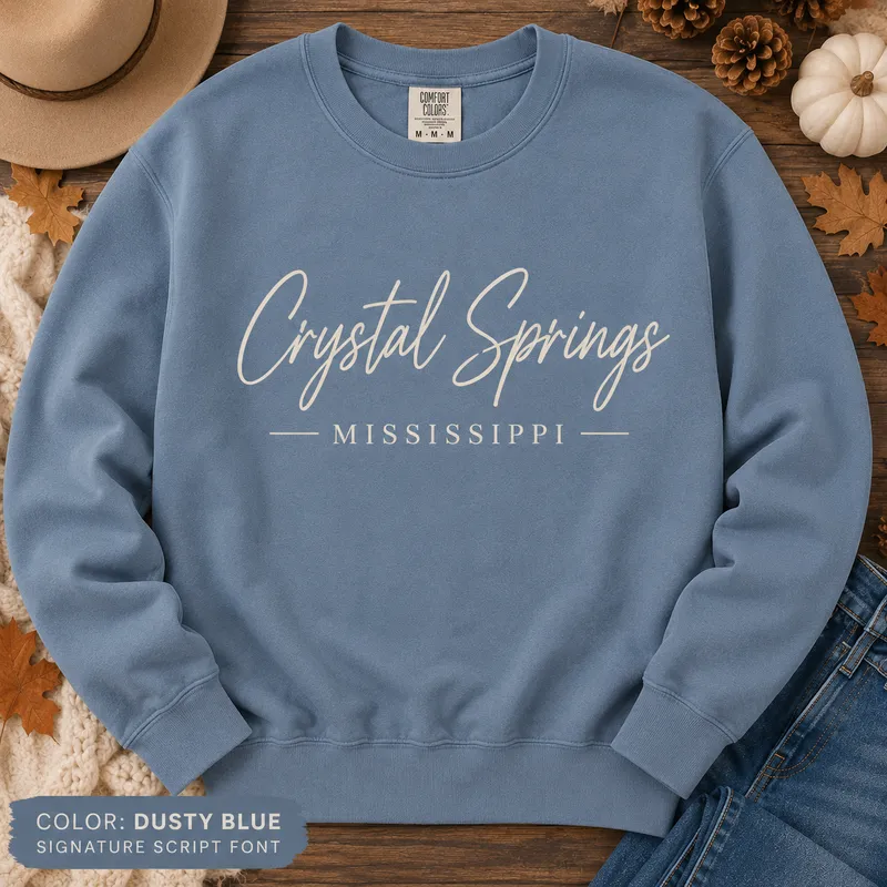 Crystal Springs Blue Sweatshirt (2XL)