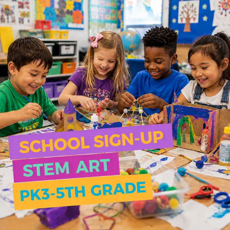 STEM Art - PK3-5th Grade
