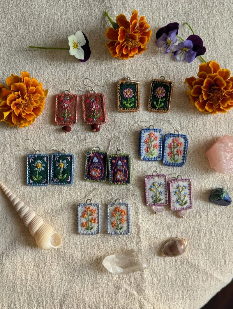 Rectangle Earrings
