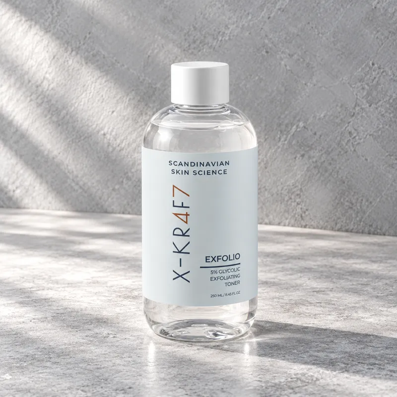 EXFOLIO – 5% Glycolic Exfoliating Toner – 250 ml / 8.45 fl oz