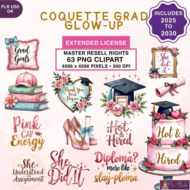 Graduation Celebration Clipart PNG - Extended License
