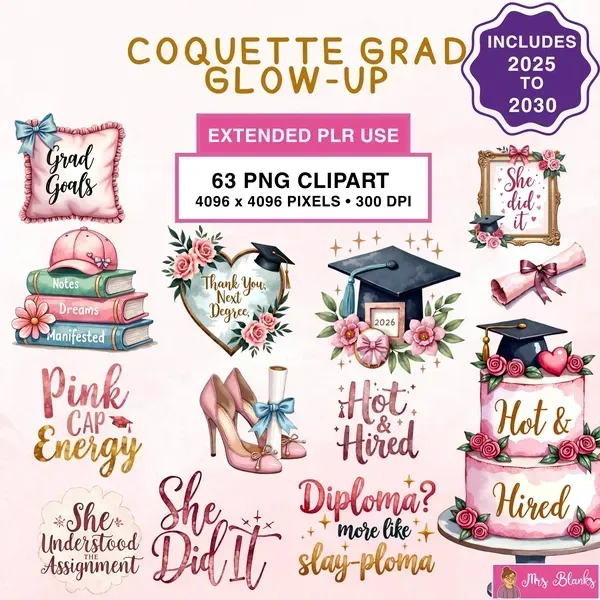 Graduation Celebration Clipart PNG - Extended License