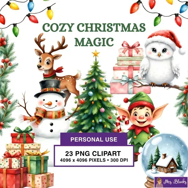 Christmas Holiday Clipart PNG - Personal Use License