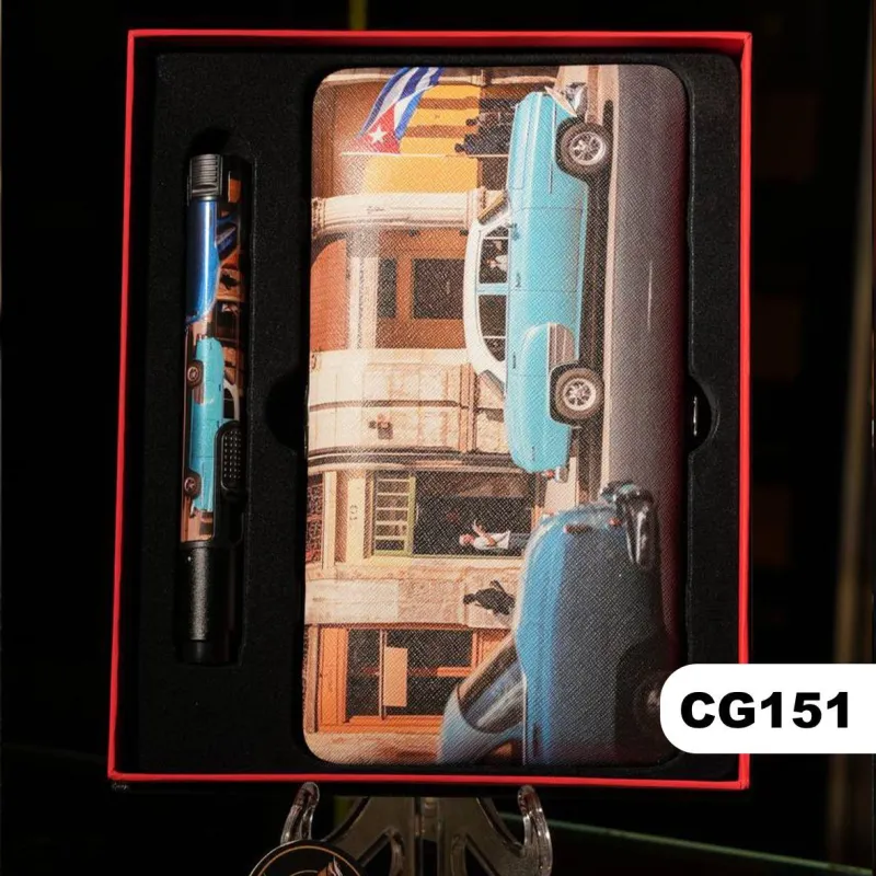 (CG151) طقم حافظة سيجار - سعة 8 قطع