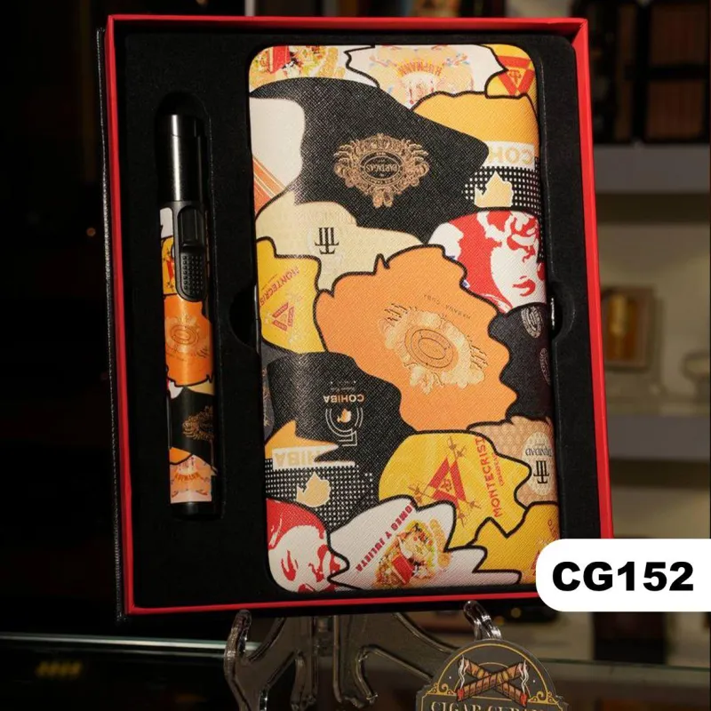 (CG152) طقم حافظة سيجار - سعة 8 قطع