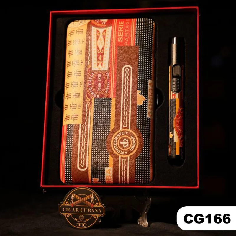 (CG166) طقم حافظة سيجار - سعة 8 قطع