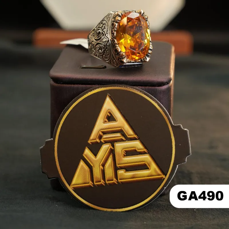 💍 محبس فضة (GA490) - Silver Ring