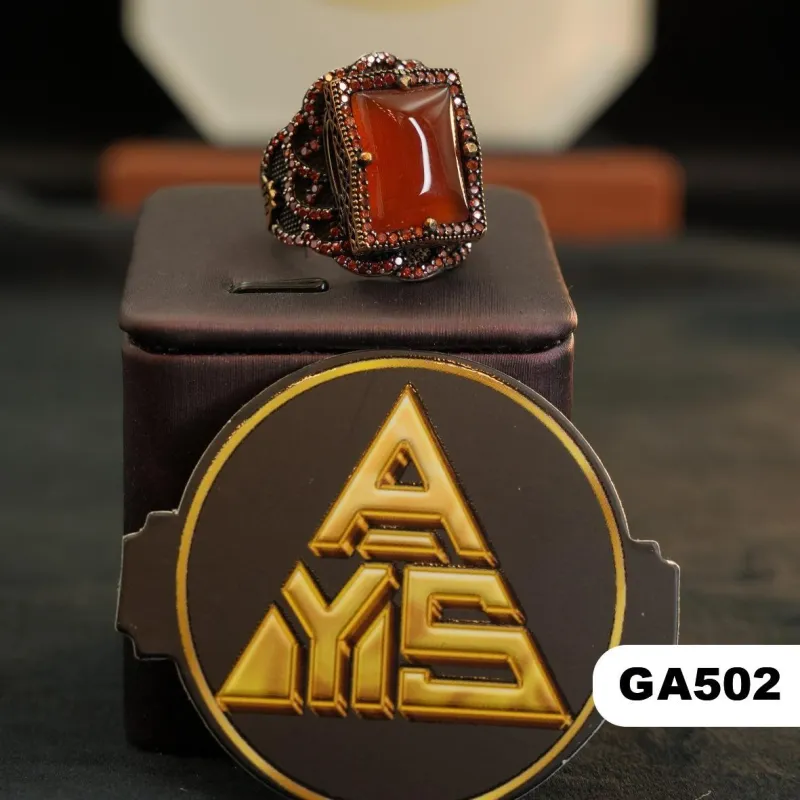 💍 محبس فضة (GA502) - Silver Ring