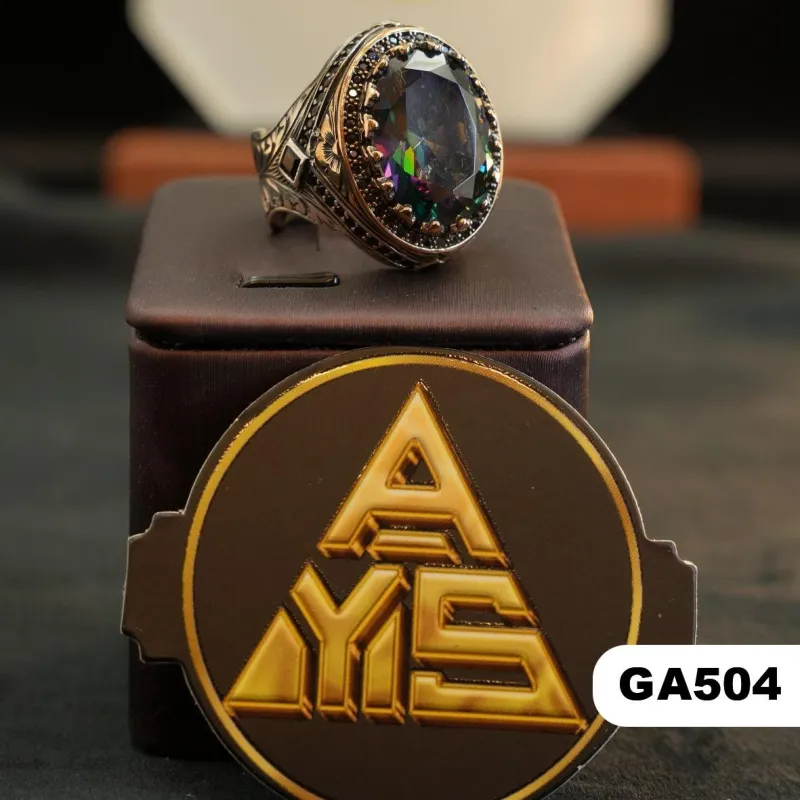 💍 محبس فضة (GA504) - Silver Ring